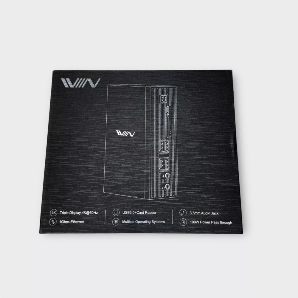IVIIN 100W USB-C docking station triple 4k display 1 gbps ethernet 3.5mm D6919 - Picture 9 of 15